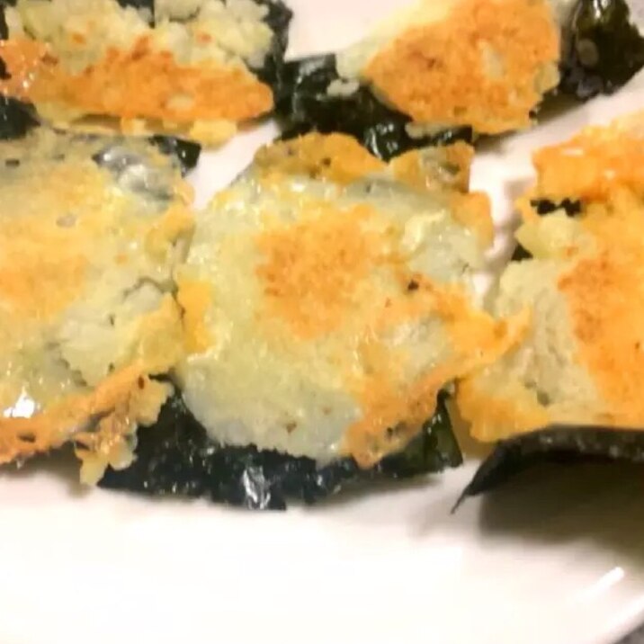 簡単おつまみ 海苔チーズ焼き